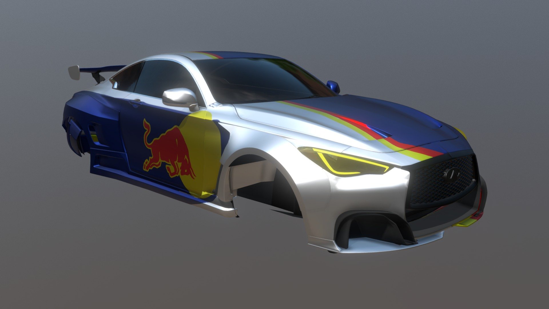 Wide Body Q60s - 3D model by Hammad (@xix) [693df2d] - Sketchfab