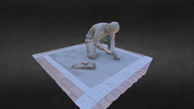 Escultura al pescador / Fisherman's sculpture 3D Model