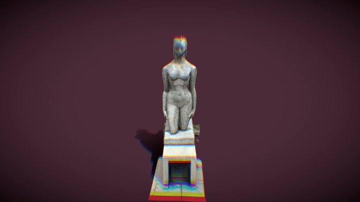 Tipa de rodillas 3D Model