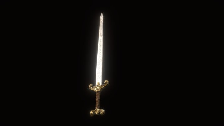 ShortCelticSword_LP 3D Model