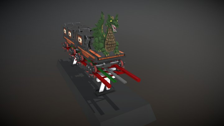 Dragon Plopsaland 3D Model