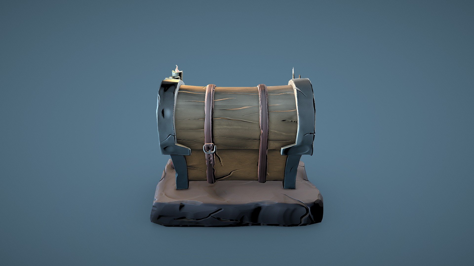 Stylized Chest Low