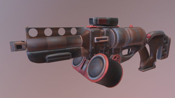Steampunkish gun thing? 3D Model