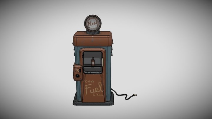 Soda Vending Machine 3D Model