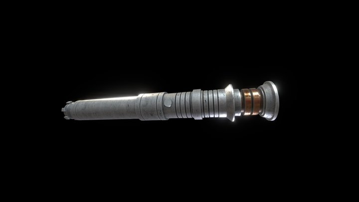 Revans lightsaber hilt 3D Model