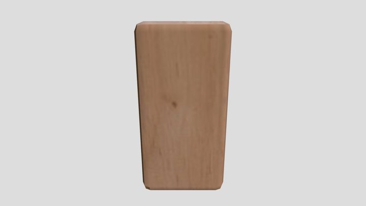 Wood Block 3D Model