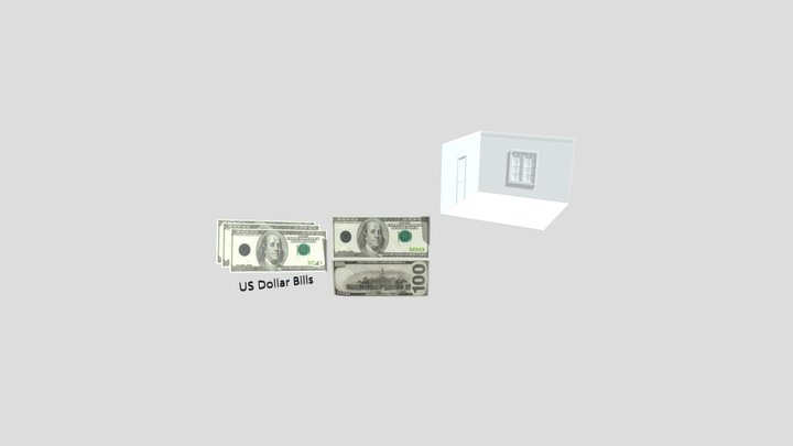 US Dollar Bill 3D Model