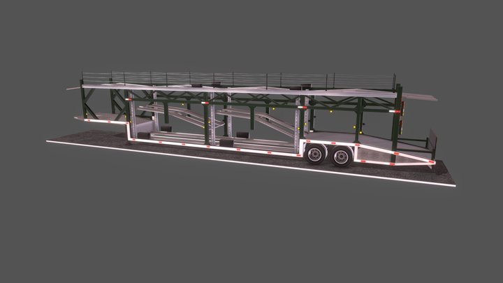 Caminhão Cegonha 3D 3D Model