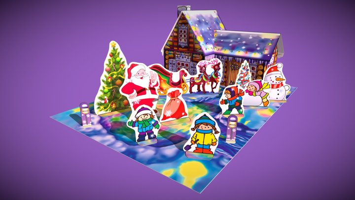 Santa Claus 3D Model