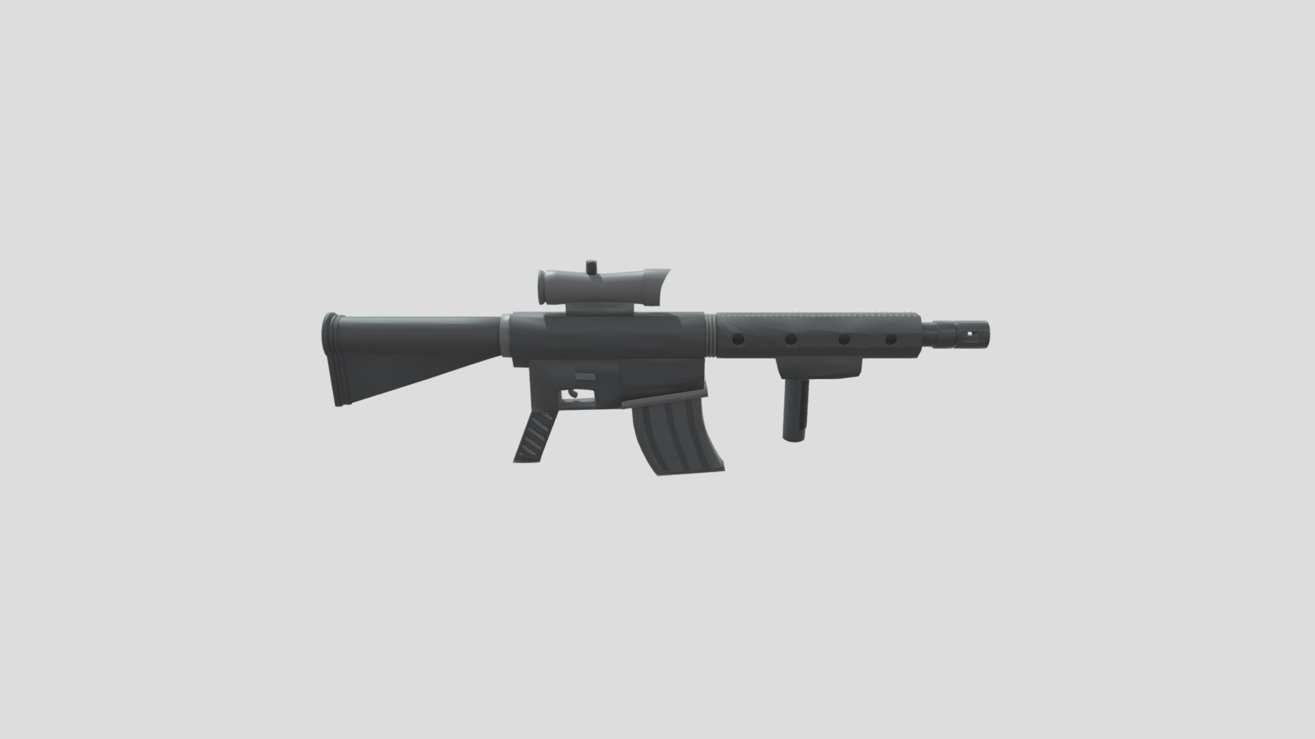 rifle - 3D model by Anthony (@AnthonysNextGen) [6944c29] - Sketchfab