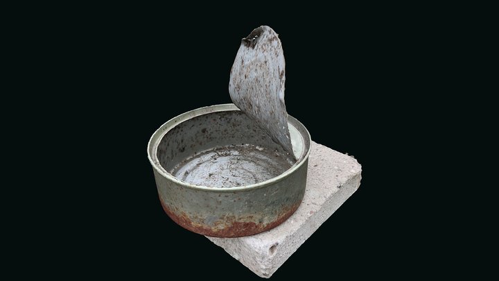 Rusty Tin Can – 3D Scan Prop