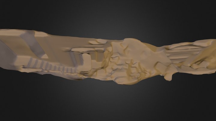 Treasure Tomb in Petra 3D Model