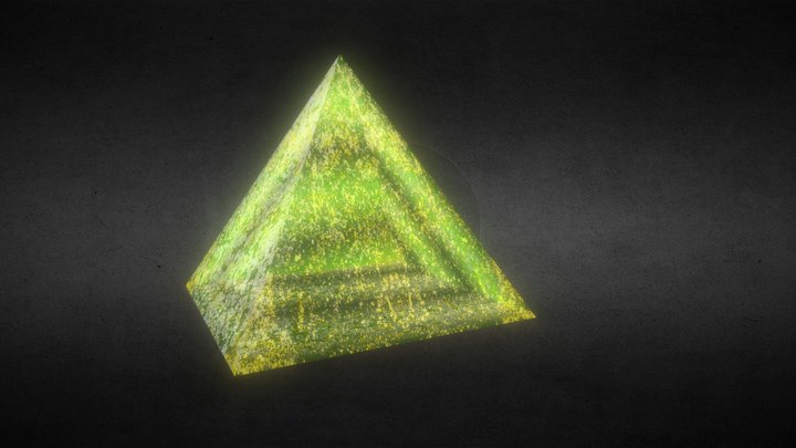Pyramid Texture 3D Model