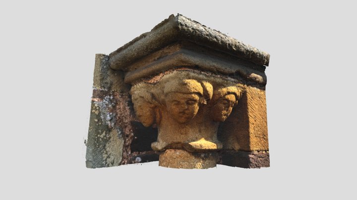Norman carving, Acton Beauchamp, Herefordshire