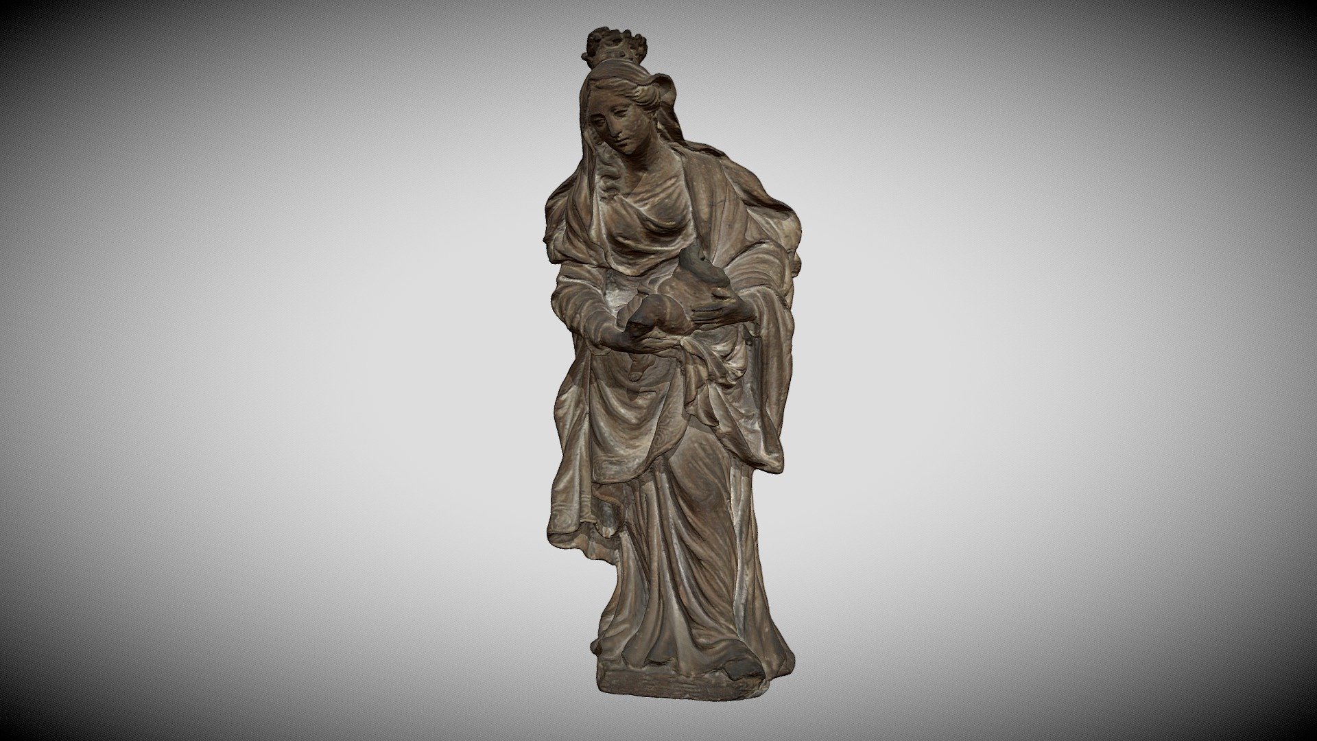 Onze-Lieve-Vrouw met het kind in haar handen - Download Free 3D model ...