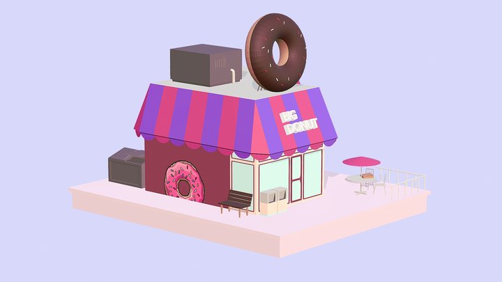Steven Universe - Big Donut 3D Model