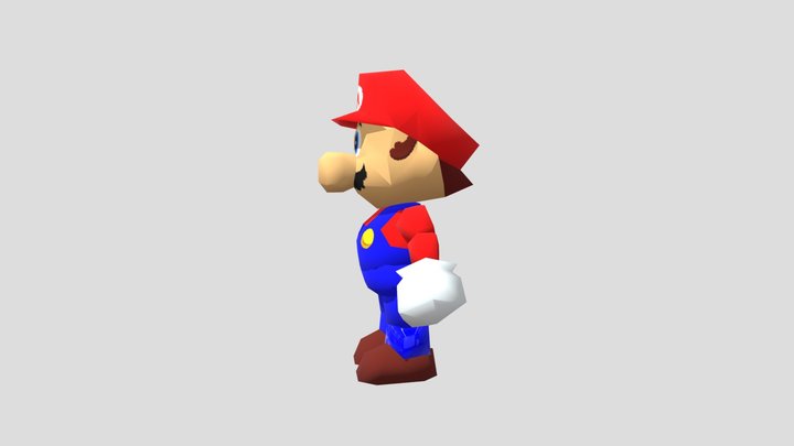 mario_64_mario 3D Model