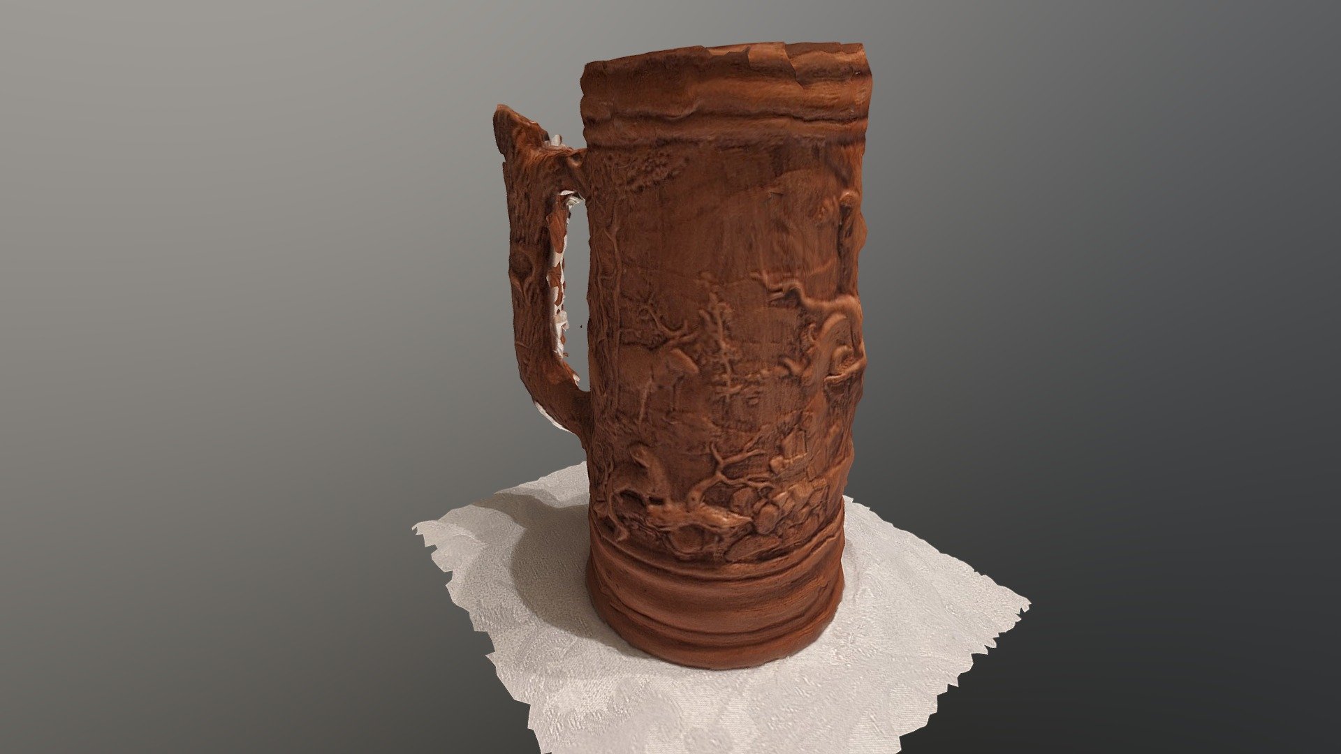 Engraved Wood Mug