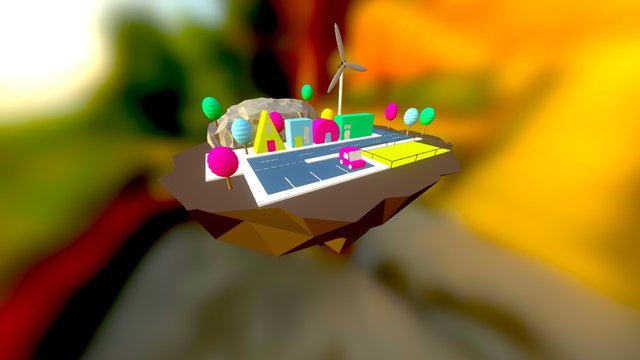 Island TEST 3D Model