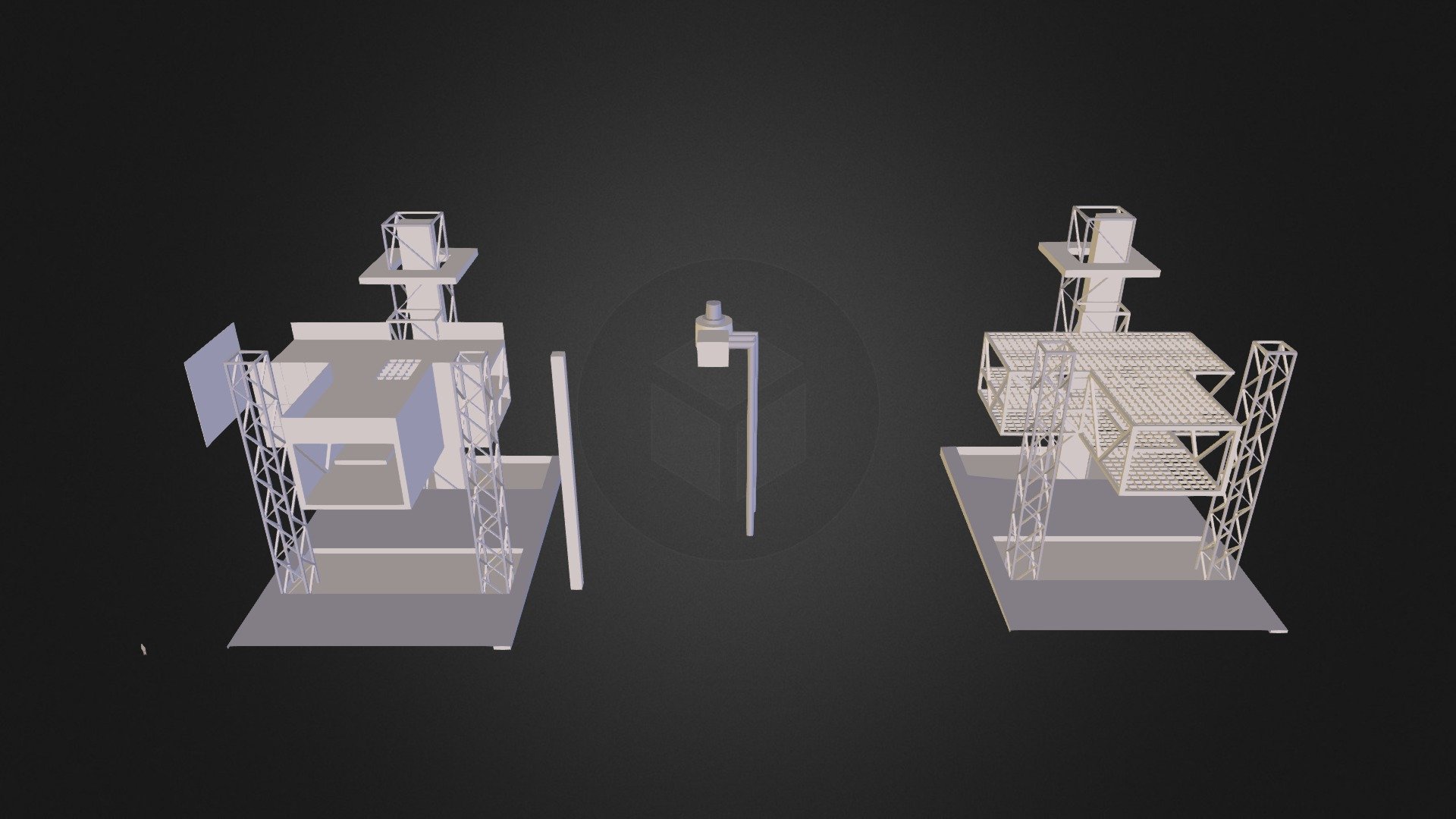ex02-3d model for structure system and environme