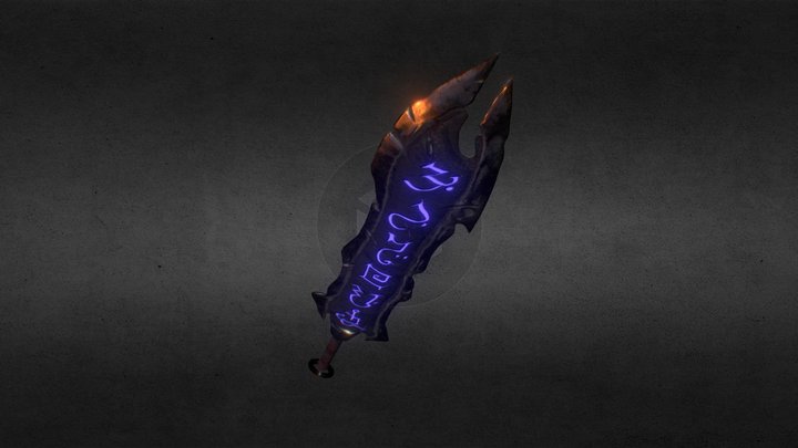 Blade of Chaos 3D Model