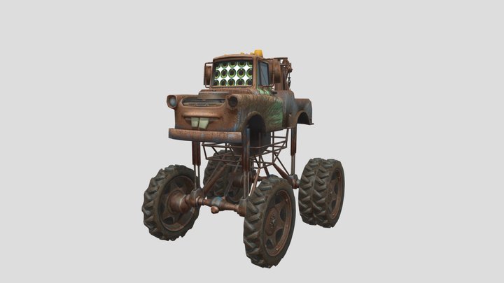 Mater (Monster Truck) 3D Model