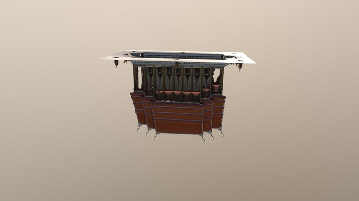 4saladang Temple All Simplified 3d Mesh 3D Model