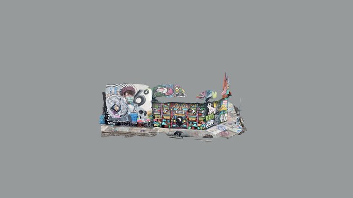Wynwood 3D mural 3D Model