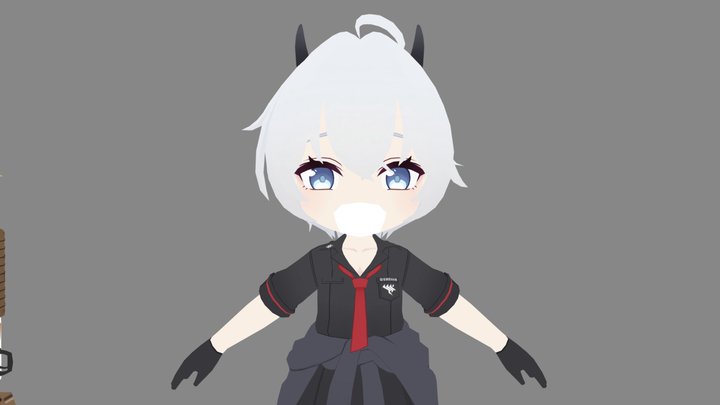 [Blue Archive] -Erika- (Rigged) (NPC) – Modello 3D gratuito STL
