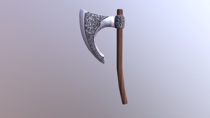 Scandinavian axe 3D Model