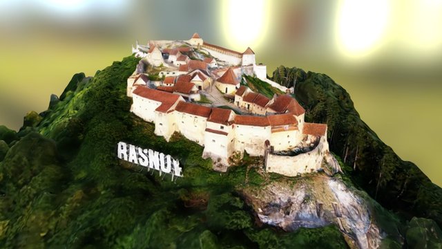 Cetatea Rasnov - Rasnov citadel - Romania 3D Model