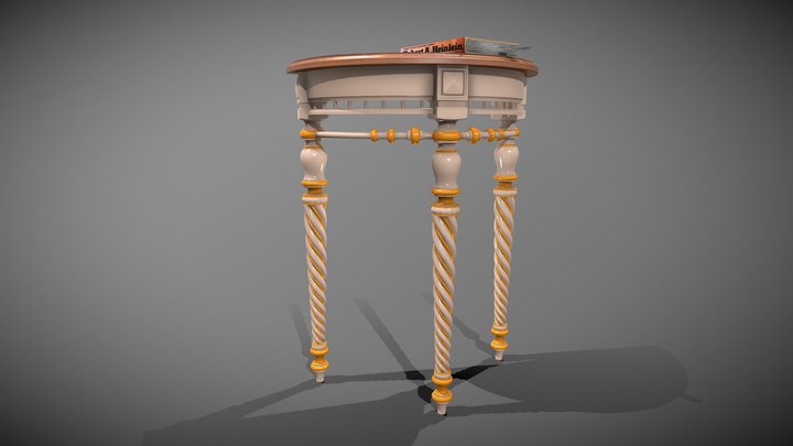 Bedroom Table 3D Model