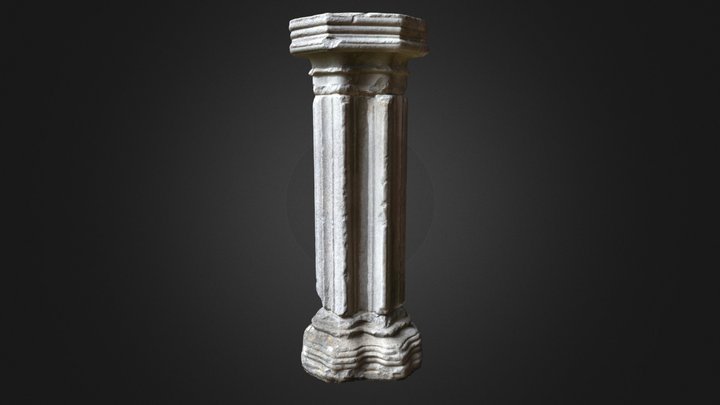 Holycross: Cloister column North range 3D Model