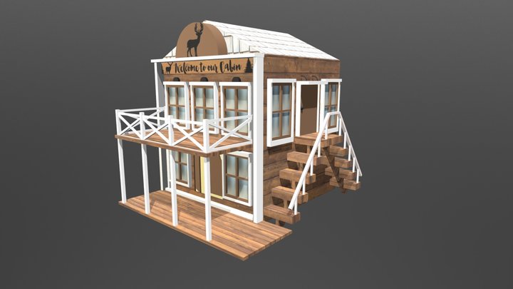 小木屋Cabin 3D Model