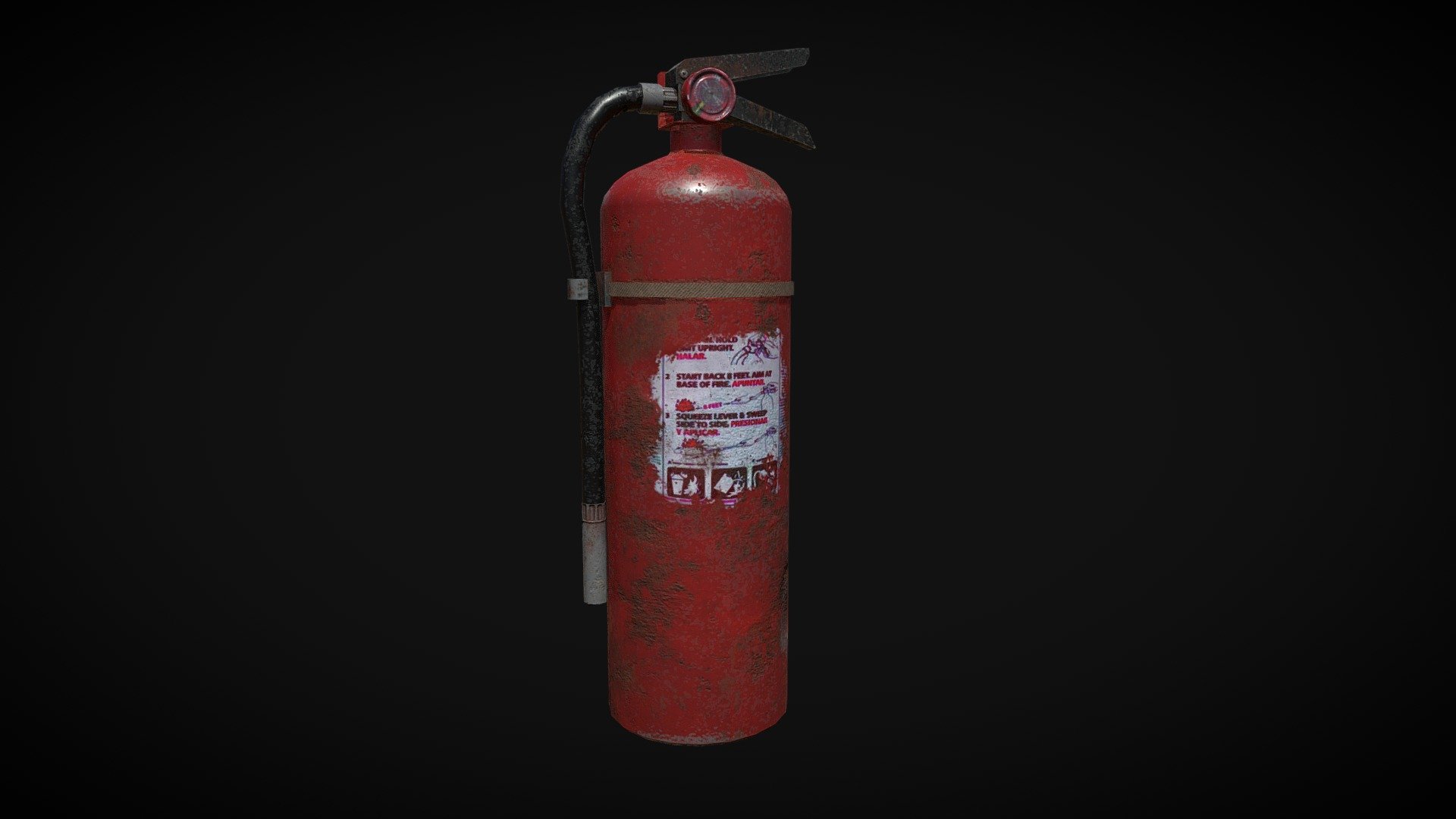 Fire Ext - 3D model by Davetheconqueror [694eedc] - Sketchfab