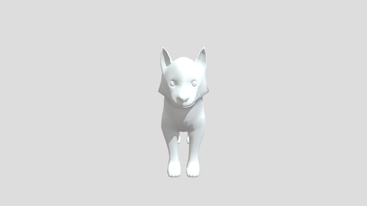 Husky- Puppy 3D Model