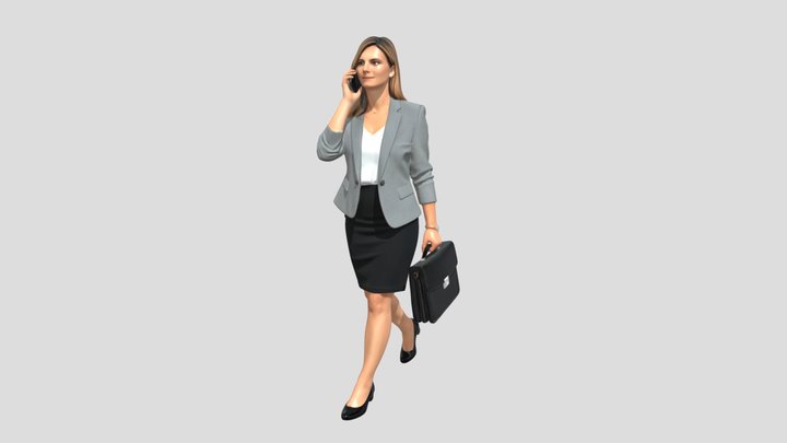 Executive On the Move – Kostenloses 3D-Modell STL