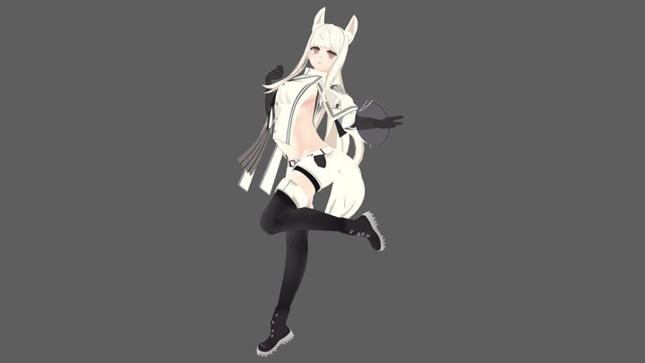 Platinum (Arknights) 3D Model