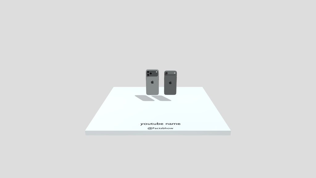 iPhone 17 Pro Max 3D Model | iPhone 3D Model