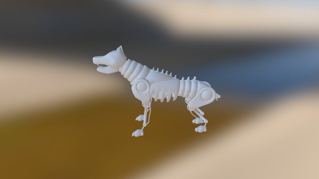 Hyena Rig 3D Model
