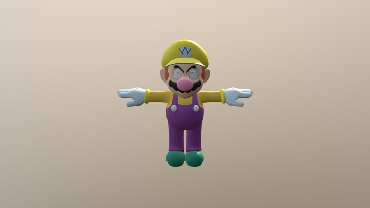 Wario 3D Model