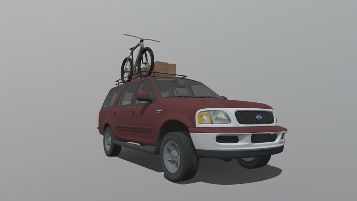 Ford Expedition 1997 3D Model