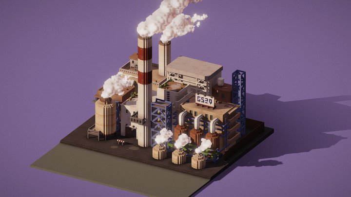 Factory 3D Model