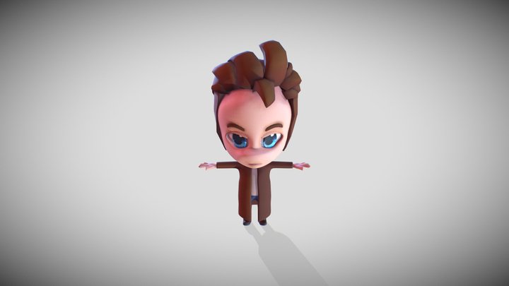 Smol Chibi John 3D Model