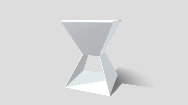 Metal table 3D Model