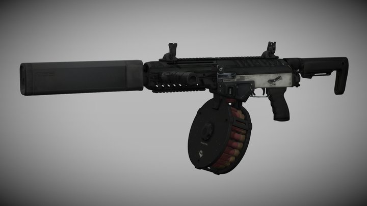 Origin-12 SD Black - COD:MW2019 (PBR) 3D Model