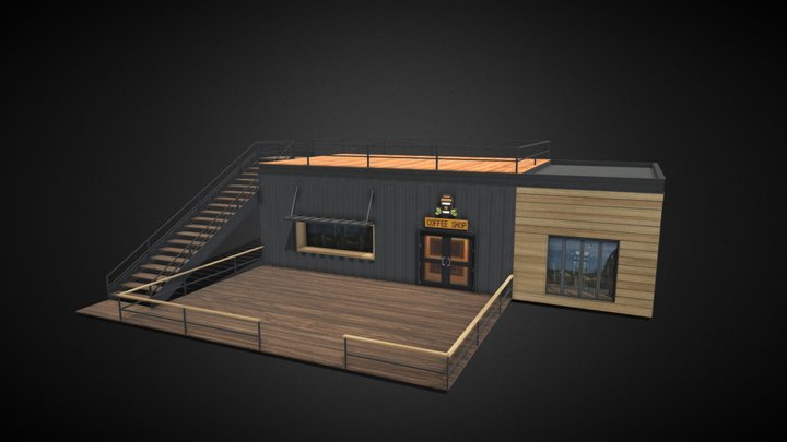 MX50 / Coffee shop v2 3D Model