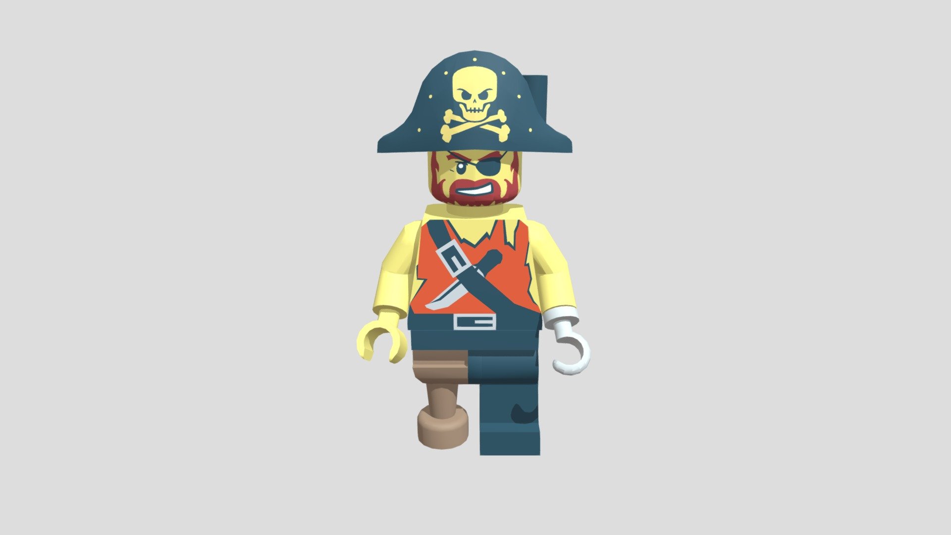 pirate 1 - Download Free 3D model by gabu [69567e7] - Sketchfab