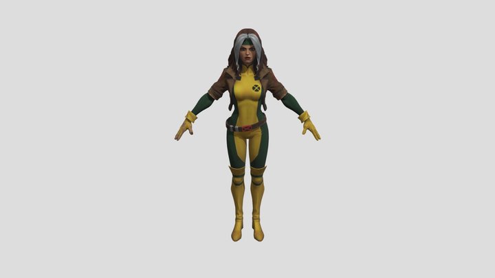 X-MEN Rogue model 3D 3D Model