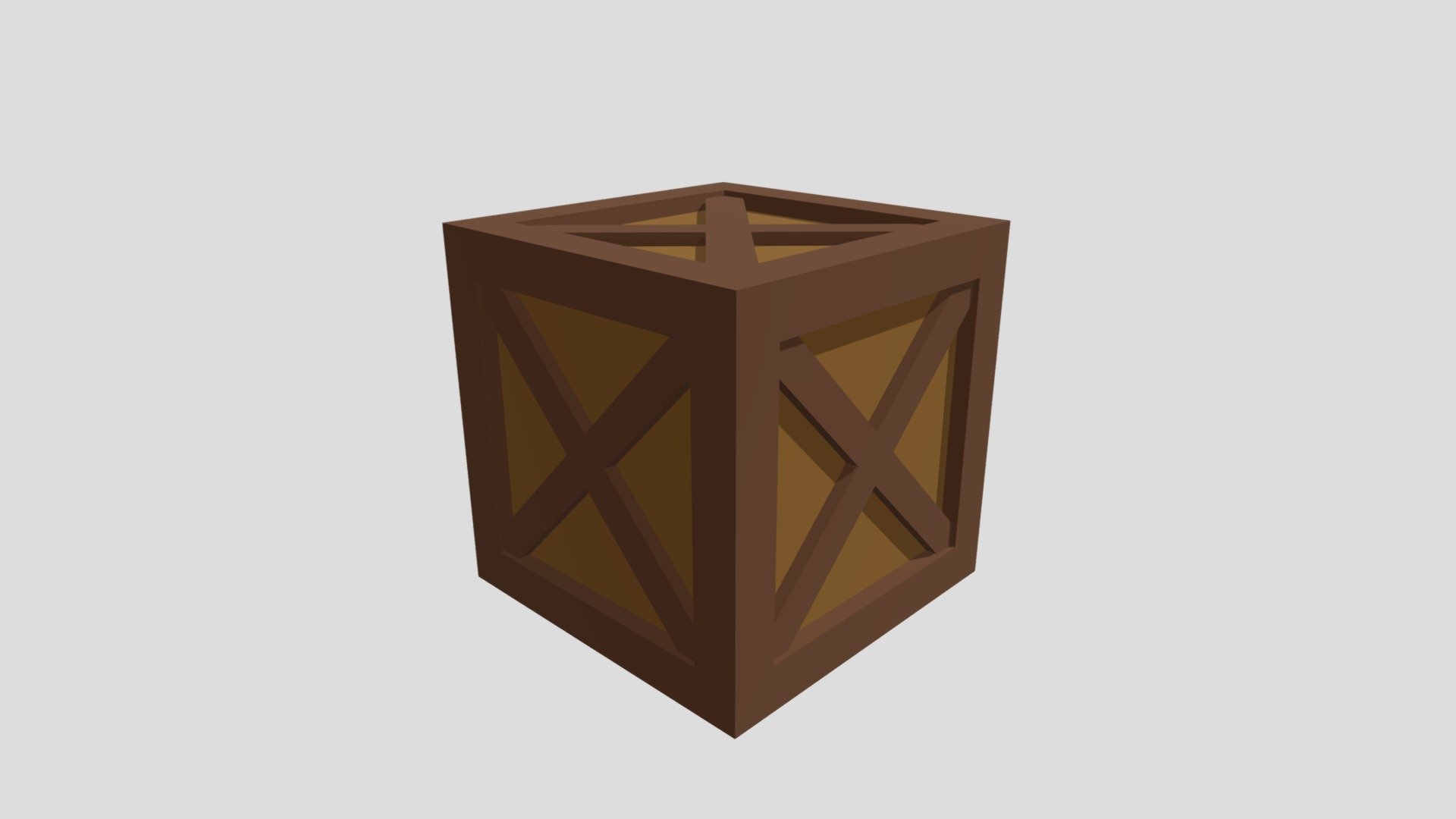 Low Poly Wooden Crate - Download Free 3D model by MasterYogurt [6958abc ...